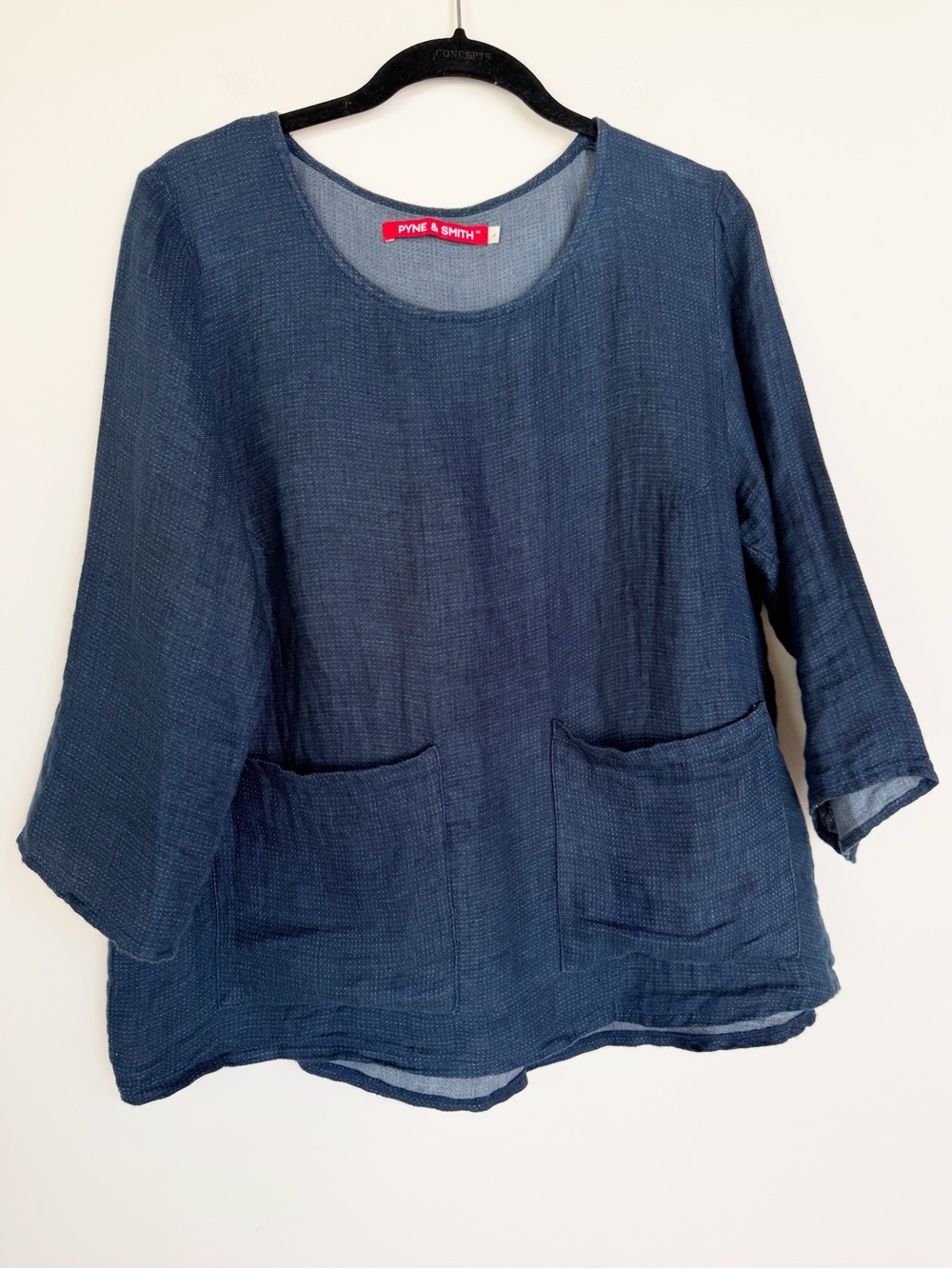 Pyne & Smith Linen Top Size Large